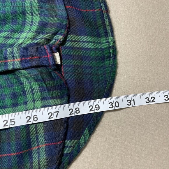 American Eagle Button-down Flannel Plaid - Blue/Green S - Picture 10 of 10